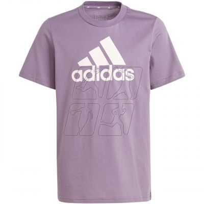 2. Koszulka adidas Essentials Big Logo Cotton Tee Jr IJ7061