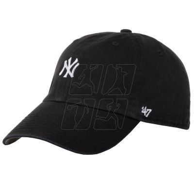 3. Czapka z daszkiem 47 Brand MLB New York Yankees Base Cap B-BSRNR17GWS-BK