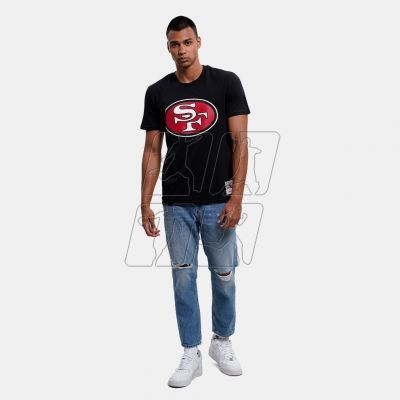 6. Koszulka Mitchell & Ness NFL Team Logo Tee San Francisco M 49ERSS BMTRINTL1053-SF4BLCK