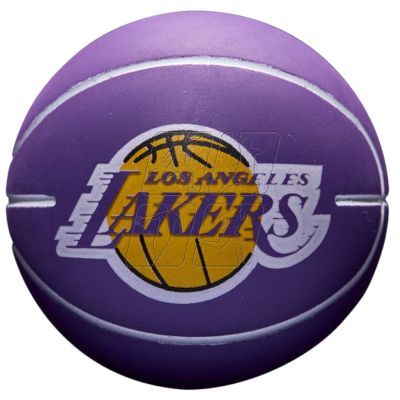 Piłka do koszykówki Wilson NBA Dribbler Los Angeles Lakers Mini Ball WTB1100PDQLAL