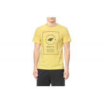Koszulka 4F M H4L22-TSM033 jasny żółty