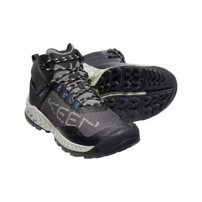 4. Buty KEEN NXIS EVO MID WP MAGNET/BRIGHT COBALT M KE-1026108