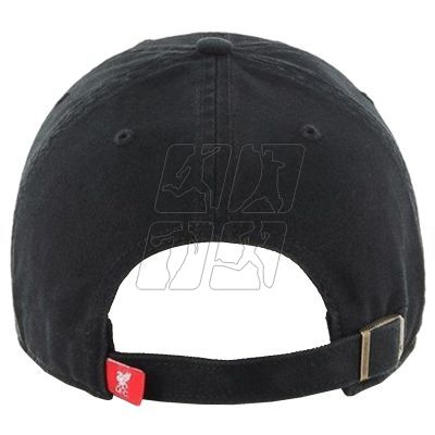 2. Czapka 47 Brand EPL FC Liverpool Clean Up Cap M EPL-RGW04GWS-BKD