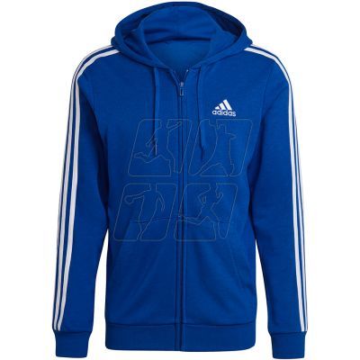 Bluza adidas Essentials French Terry 3-Stripes Full-Zip Hoodie M HE4427