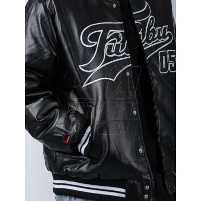 5. Kurtka Fubu Varsity Leather Jacket M 6075111