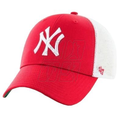 5. Czapka z daszkiem 47 Brand MLB New York Yankees Branson Cap B-BRANS17CTP-RD