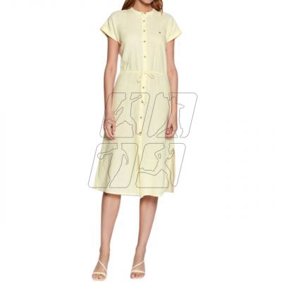 5. Sukienka Tommy Hilfiger Linen Midi W WW0WW34108