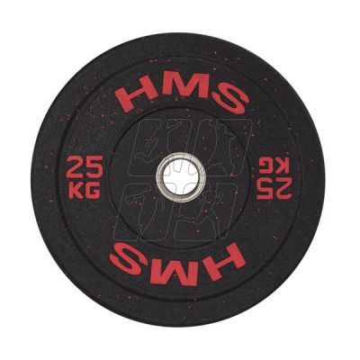 6. Talerz olimpijski HMS RED BUMPER 25 kg HTBR25 