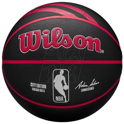Piłka do koszykówki Wilson NBA Team City Collector Chicago Bulls WZ4024105XB