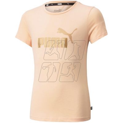 3. Koszulka Puma ESS+ Logo Tee Jr 587041 91