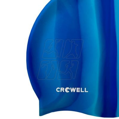2. Czepek pływacki silikonowy Crowell Multi Flame kol.13