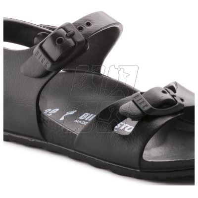 3. Sandały dziecięce Birkenstock RIO KIDS EVA Black czarne narrow wąskie (0126113)