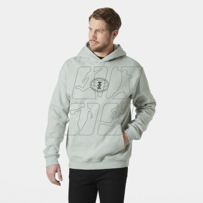 4. Bluza Helly Hansen z kapturem Cotton Fleece Hoodie M 54158 462