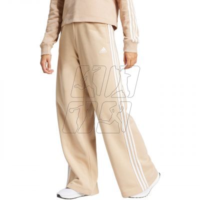 Spodnie adidas Essentials 3-Stripes Fleece Wide W IR5385