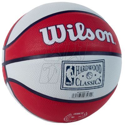 2. Piłka Wilson Team Retro Philadelphia 76ers Mini Ball WTB3200XBPHI