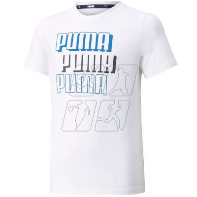 Koszulka Puma Alpha Tee B Jr 589257 02