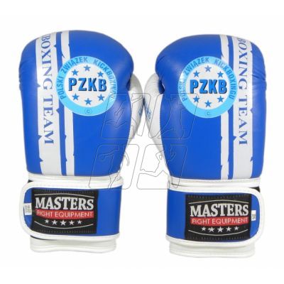 5. Rękawice bokserskie Masters Rbt-PZKB-W 011101-02W