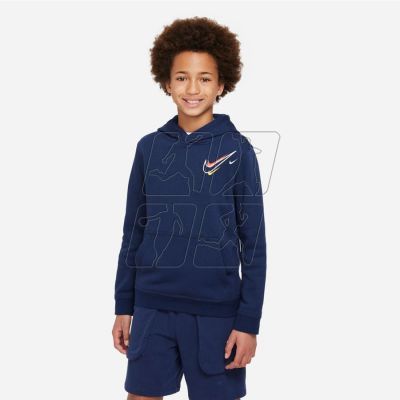 Bluza Nike Sportswear Flc Po Hoody Jr DX2295 410