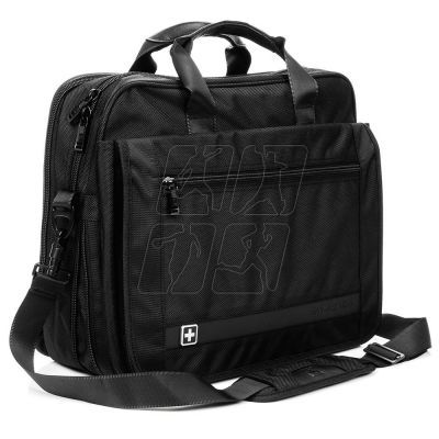 9. Torba na ramię na laptopa 17" SwissBags Basel 22L 76207