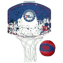 Tablica do koszykówki Wilson NBA Team Philadelphia 76ers Mini Hoop WTBA1302PHI