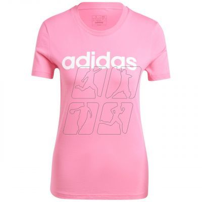 Koszulka adidas Loungewear Essentials Slim Logo Tee W IY9191