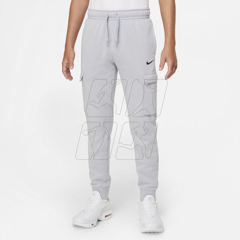 Spodnie Nike B NSW ZIGZAG FLC CARGO PANT BB Jr DO2673-012