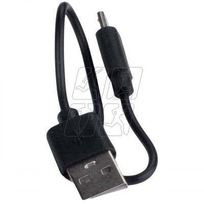 12. Zestaw lampek rowerowych Dunlop Led, ładowanie USB, tył+przód 473758
