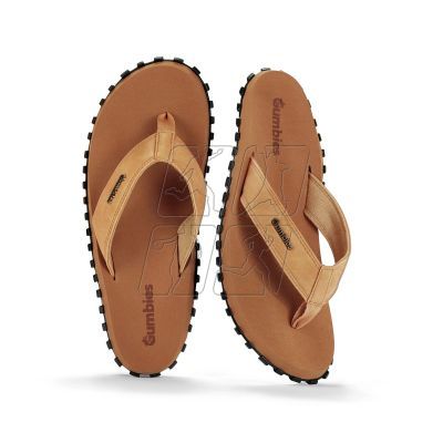 2. Japonki Gumbies Vegovert Flip-Flops Unisex Tan M GU-FFVEG128