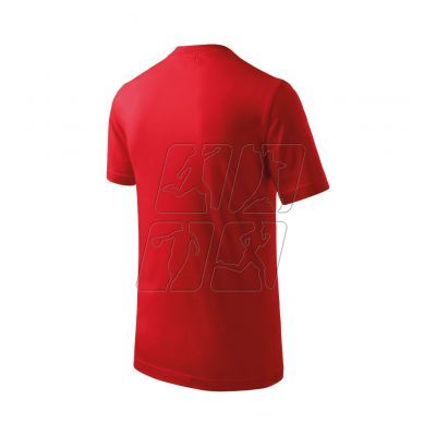 3. Koszulka Malfini Basic Jr MLI-13807 czerwony