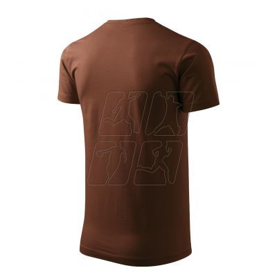 2. Koszulka Malfini Basic M MLI-12938 czekoladowy