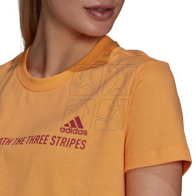 6. Koszulka adidas Gradient Logo Cropped W GM5579