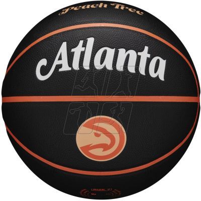 2. Piłka do koszykówki Wilson NBA Team City Collector Atlanta Hawks Ball WZ4016401ID