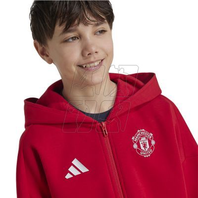 5. Bluza adidas Manchester United Anthem Jacket Jr IT4188