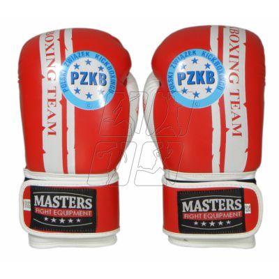 6. Rękawice bokserskie Masters Rbt-PZKB-W 011101-02W