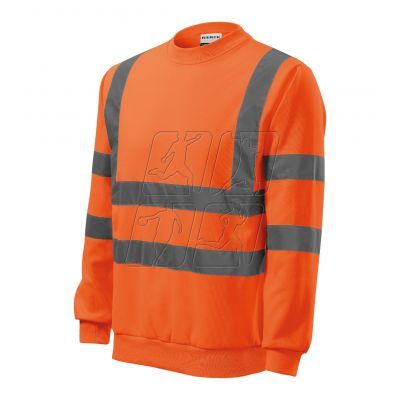 Bluza Rimeck HV Essential M MLI-4V698 fluorescencyjny pomarańczowy