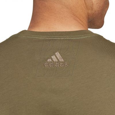 7. Koszulka adidas Essentials Single Jersey Linear Embroidered Logo Tee M IC9280