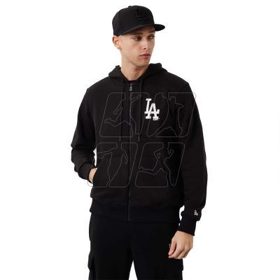 3. Bluza New Era Mlb League Los Angeles Dodgers Essential Zip Hoodie M 60284775