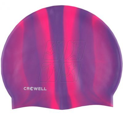 Czepek pływacki silikonowy Crowell Multi-Flame-05