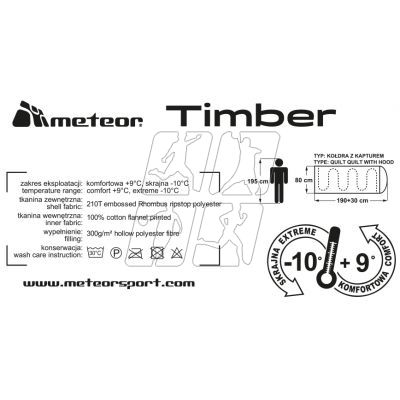 9. Śpiwór Meteor Timber 81152