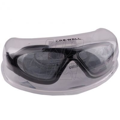 2. Okulary pływackie Crowell Idol 8120 cokul-8120-czar-bial
