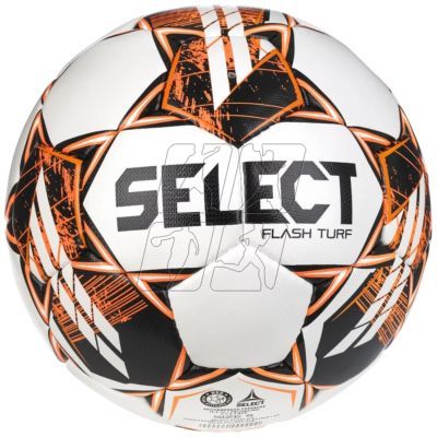 2. Piłka nożna Select Flash Turf FIFA Basic V23 Ball FLASH TURF WHT-BLK