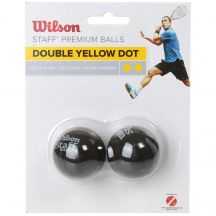 Piłki do squasha Wilson Staff Squash Double Yellow Dot Ball WRT617600
