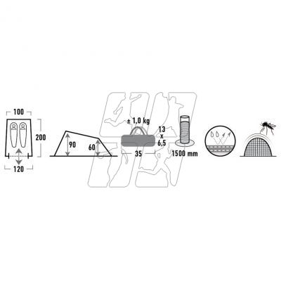 5. Namiot High Peak Minilite 2os 10157