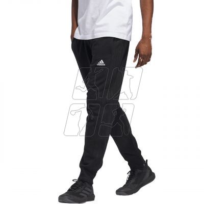 3. Spodnie adidas Essentials French Terry Tapered Cuff 3-Stripes M HZ2218