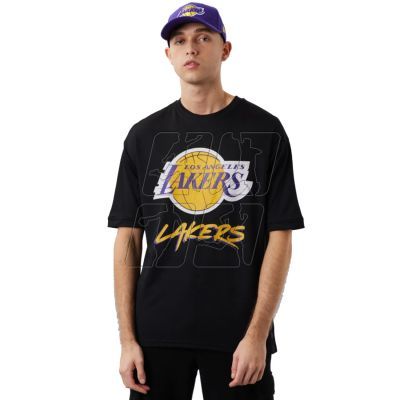 4. Koszulka New Era NBA Los Angeles Lakers Script Mesh Tee M 60284737