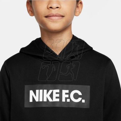 9. Bluza Nike DF FC Libero Hoodie Jr DC9013 010