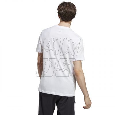 3. Koszulka adidas Essentials Single Jersey Linear Embroidered Logo Tee M IC9276