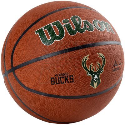 2. Piłka Wilson Team Alliance Milwaukee Bucks Ball WTB3100XBMIL 