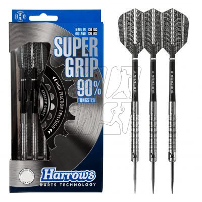 5. Rzutki Harrows Supergrip 90% Steeltip HS-TNK-000013233