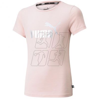 Koszulka Puma ESS+ Logo Tee Jr 587041 36